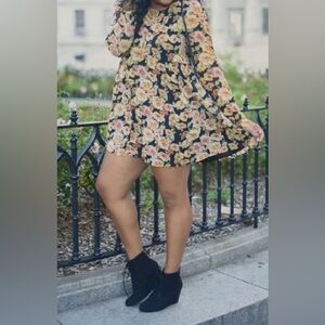 Forever 21 Black Floral dress